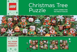 Puzzle LEGO božićno drvce 4×100 dijelova