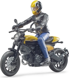 Bruder bworld motocikl Scrambler DUCATI Cafe Racer s vozačem 1:16