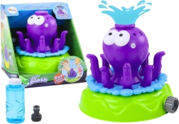 Vrtni raspršivač Hobotnica s fontanom i puhalicom za mjehuriće Ljubičasta