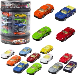 Set metalnih autića u tubi 1:64 – moderni sportski automobili, 25 kom