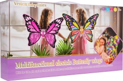 dječji kostim leptir vile s duginom haljinom i krunom