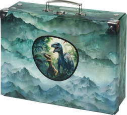 Składací školski kovčeg Dino s okovanjem