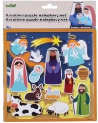 Kreativni puzzle naljepnički set Betlehem