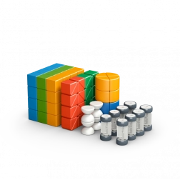 Geomag Magicube Shapes – građevni set 128 dijelova