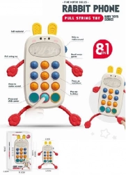 telefon za najmlađe zeko – vučna igračka sa zvukovima