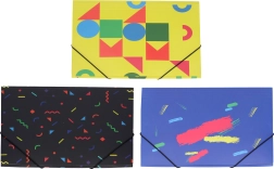 Mapa s gumicom 31,4 × 23,5 cm – mix boja