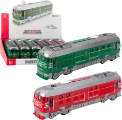 Igračka vlak s efektima svjetla, zvuka i parne magle