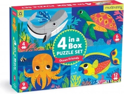 Mudpuppy puzzle ocean – set 4 u 1