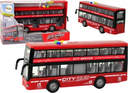Dvospratni autobus sa svjetlima i zvukovima 1:16 – Crvena