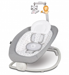 Bebi ležaljka Pascal od LIONELO – Siva