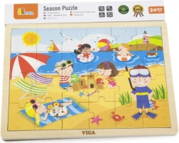 VIGA drvene puzzle ljeto – 24 dijelova