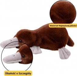 Smeđa plišana igračka čudnovati kljunaš 32 cm