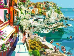 RAVENSBURGER puzzle Romantika u Cinque Terre – 1500 dijelova