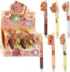 Gel olovka Kapibara s rotirajućim elementom plava tinta