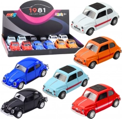 Metalni klasični kolekcionarski autić s pogonom, otvarajućim vratima 1:36