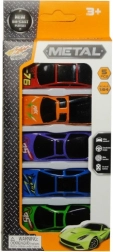 Set of Five Small Toy Cars