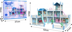 Kućica za lutke vila rezidencija s igralištem