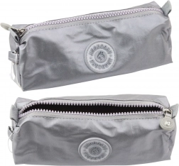 Školska pernica s jednom komorom siva