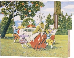 Goki drvene kocke bajke 20 kom