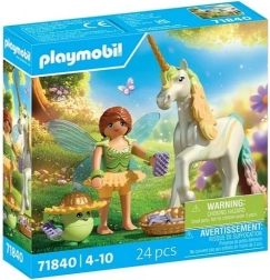 Playmobil Princess Magic – jednorog Rainbow Flower s vilom