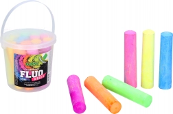 FLUO kreda za pločnik u kantići, 15 kom