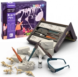 Iskopavanje dinosaurovih kostiju 6 u 1 – paleontološki set za djecu