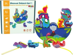 Drvena igra Dinosaur Balance Game za djecu