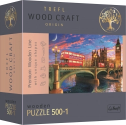 TREFL Wood Craft Origin puzzle Westminsterska palača s Big Benom 501 komad