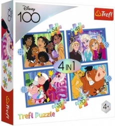 Puzzle 4u1 veseli svijet DISNEY