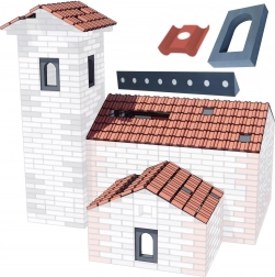 Classic World EDU EVA pjenaste građevne ciglice – krovni set, 38 kom