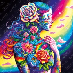 Slagalica Cvjetna božica 1023 dijela MAGNOLIA