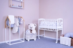 Dječji pomoćni krevetić New Baby Mateo 90 × 40 cm bijeli