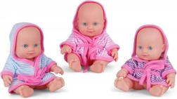 Slatka beba u šarenom ogrtaču