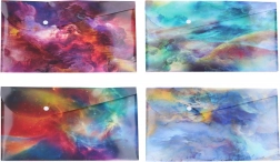 Plastična dokument mapa s drukom Svemir 23,5 × 33,5 cm