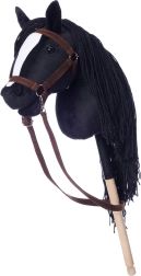 Crni štapni konjić Hobby Horse Hoppihorse