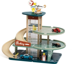 Classic World višerazinsko parkiralište s autima, helikopterom, praonicom i benzinskom postajom