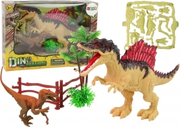 Veliki set dinosaura DINO PARADISE sa spinosauriom, kompsognatom i kosturom