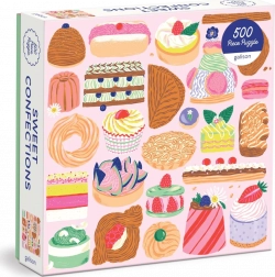Kvadratne puzzle Slatke slastice 500 dijelova GALISON