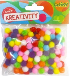 Šarene pom pom kuglice 10mm