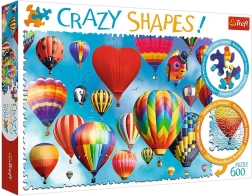 Puzzle 600 Crazy Shapes Šareni baloni