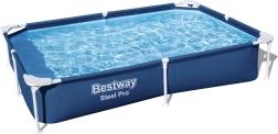 SplashJr Steel Pro 221x150x43 BESTWAY bazen s okvirom + set za popravak