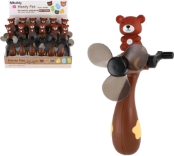 Ventilator na ručicu s motivom medvjeda od plastike