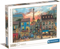 Puzzle 1000 dijelova ulica u Parizu CLEMENTONI