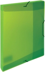 Kutija s gumicom Opaline zelena A5