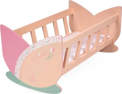 Drvena kolijevka za lutke TULIPE