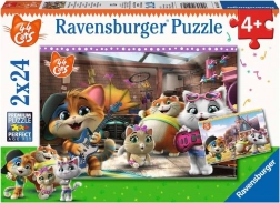 Dječje puzzle RAVENSBURGER 44 MAČKE – 2×24 dijelova
