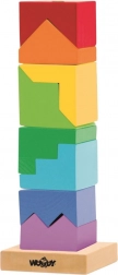 Šarena drvena kula za slaganje