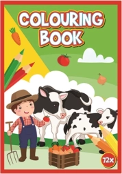 Knjiga bojanki farma A4, 72 stranica