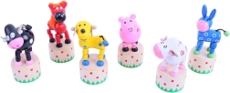 Drvene stiskajuće životinjice Bigjigs Toys