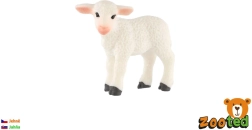 Zooted domestic sheep lamb figurine 5 cm